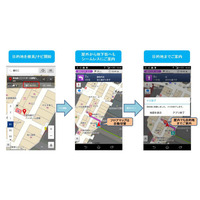 地下鉄駅構内などでナビが可能に……ゼンリンデータコムとドコモが屋内向け技術を開発 画像