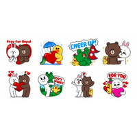 LINE、ネパール地震に対し「Pray for Nepal」スタンプ売上を全額寄付 画像