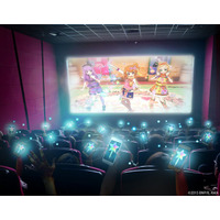 スマホがサイリウムに！……映画「アイカツ！」との連動アプリ 画像