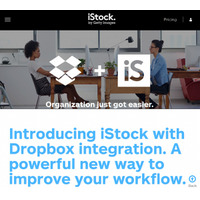 ゲッティイメージズのストックフォトサイト「iStock」、Dropboxと提携 画像