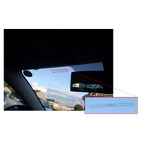 フロントガラスに貼り付ける車両認証用ICタグが登場 画像