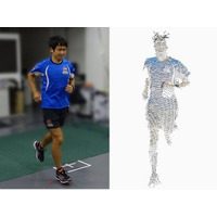 通り抜けるだけで身体の動きを3Dデータ化！スポーツ博に参考出展 画像