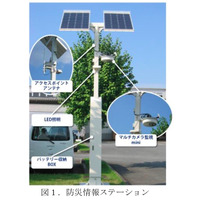 防災ステーションとして使えるWi-Fi機能付き防災照明灯を開発……日本電業工作 画像