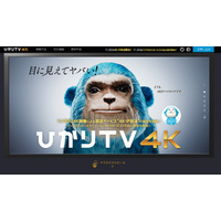ひかりTV、今月末より4K-IP放送をスタート……2チャンネルを開局 画像