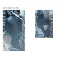北茨城市で発生したガソリンスタンド強盗事件の容疑者画像を公開……茨城県警 画像