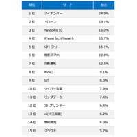 2015年注目ITワードランキング、“対応すべきリスク”に注目集まる 画像