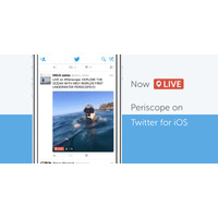 アプリ「Periscope」のライブ配信、Twitterで直接視聴可能に 画像