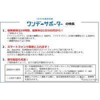 au損保、スマホで入る1日500円からの自動車保険を取扱い開始 画像