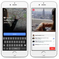 Facebook、ライブ動画のリアルタイム配信が可能に 画像