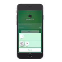 「Evernote」iOS版、パスワード管理アプリ「1Password」と連携 画像