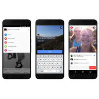 Facebookのライブ動画配信、Android端末からも利用可能に 画像