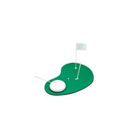 デスク上でパター練習もできる！　ゴルフボール型マウスとグリーン型マウスパッドのセット 画像