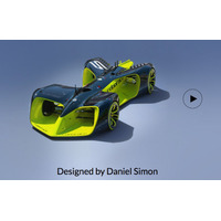 近未来的で美しすぎ！ 自動運転車レース「Roborace」のデザイン公開 画像