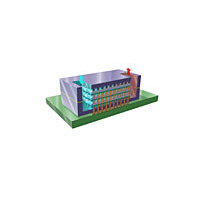 米IBMと独Fraunhofer、高い冷却性能を持つチップ水冷システムの試作品を開発 画像