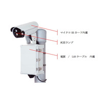 地方自治体＆町内会向け録画機能一体型街頭防犯カメラ 画像