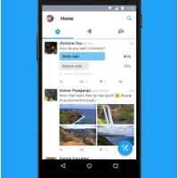 Android版「Twitter」がデザインを大幅刷新、さらに“スルスル”に 画像