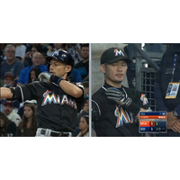 イチローそっくりさん、観客席に登場して大ウケ 画像