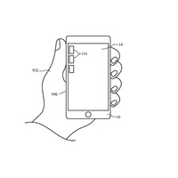 未来のiPhoneは、利き腕の認識＆片手操作のためにアプリ位置を調整してくれる!?  Appleが特許取得 画像