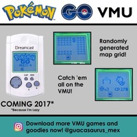 「ポケモンGO」をドリキャス「ビジュアルメモリ」に強引に移植した強者現る！ 画像