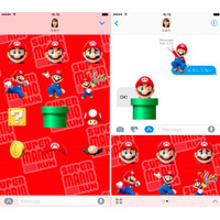iMessage用「スーパーマリオラン」ステッカーがiOS 10向けに配信スタート 画像