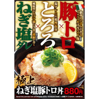 伝説のすた丼屋が「極上ねぎ塩豚トロ丼」を期間限定発売！ 画像