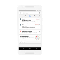 Android版Googleマップに3つのタブが追加！近隣情報や、通勤時間などがワンタップで 画像