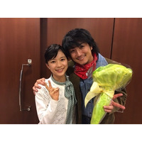 「べっぴんさん」主演・芳根京子、共演の上地雄輔とのツーショット「心強かった。。」 画像