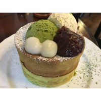 2段に重ねられたふわふわ抹茶パンケーキ！星乃珈琲店で食べたい1品 画像