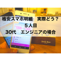 夫婦でスマホの支払いは5千円以下！ 約1万円の節約に。 画像