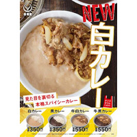 吉野家、見た目に反してスパイシーな「白カレー」を期間限定販売 画像