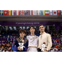 羽生結弦＆宇野昌磨のメダル獲得に有名人から祝福多数 画像