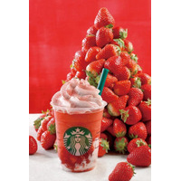 【本日から】スタバがイチゴ過ぎるフラペチーノ「#STRAWBERRYVERYMUCHFRAPPUCCINO」発売 画像