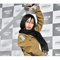 宇垣美里、「進撃の巨人」ミカサコスプレ姿を絶賛されるもネットの反応に「ドキドキ」 画像