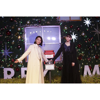 鈴木亜美＆浅川梨奈が「aoyama christmas circus」点灯式に登場！ 画像