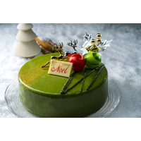 京都宇治の老舗茶舗「京はやしや」が宇治抹茶を贅沢に使用したクリスマスケーキ 画像