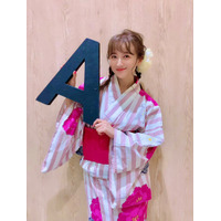 小松彩夏、浴衣姿で36歳バースデーを報告！「幸せな誕生日になりました」 画像