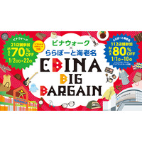 ビナウォーク＆ららぽーと海老名が3年ぶりの合同初売りバーゲン！商品券のおトクな販売も 画像