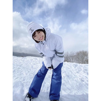 ゲレンデに天使降臨!?大原優乃、人生初スノボの雪国ショットに可愛すぎの声 画像