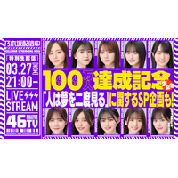 乃木坂46、YouTubeチャンネル「乃木坂配信中」登録者100万人突破！記念生配信は27日 画像