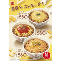すき家人気商品に仲間が登場！「明太マヨチーズ牛丼」「トマトチーズ牛丼」新発売 画像
