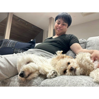 ノンスタ井上、2匹目の保護犬を家族に迎え入れる＆可愛さにメロメロ 画像