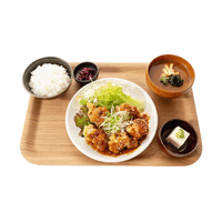 宮本むなし、ジューシー＆さっぱり「油淋鶏定食」を期間限定販売 画像