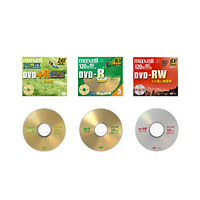 マクセル、録画用のDVD+R DLや16倍速DVD-Rなど 画像