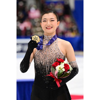 坂本花織、全日本3連覇！世界選手権に向けて決意新たに「次の目標に向かって…」 画像