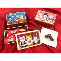 新感覚おこし「pon pon Ja pon」ととやちかこがコラボ！可愛いネコ缶バレンタインギフトが誕生 画像