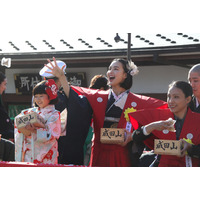 成田山新勝寺で恒例の節分豆まき！白河れい、子役の永尾柚乃らも登場 画像