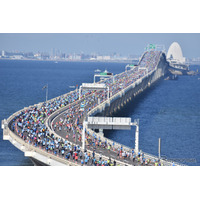 東京湾上を駆ける「アクアラインマラソン2024」、3月22日にランナー募集開始 画像