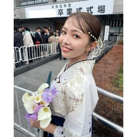 寺本莉緒、白の袴で大学卒業！インスタ報告に祝福の声 画像