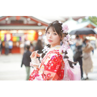 夏を感じるコスプレイヤーのスペシャル感満載な浴衣姿にドキリ 画像