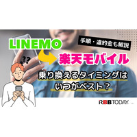 LINEMOから楽天モバイルに乗り換えるタイミングはいつがベスト？手順・違約金も解説 画像